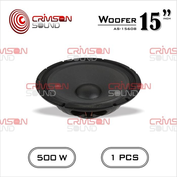 GROSIR SPEAKER WOOFER 15 Inch ALPHA SEVEN 500 Watt ALS-15608 Speker Bass