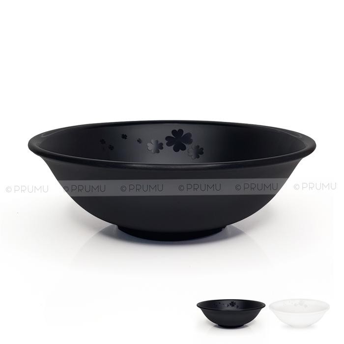 Mangkok besar melamin 8" - Mangkok mie ramen - Mangkok bakso - V908 - Hitam