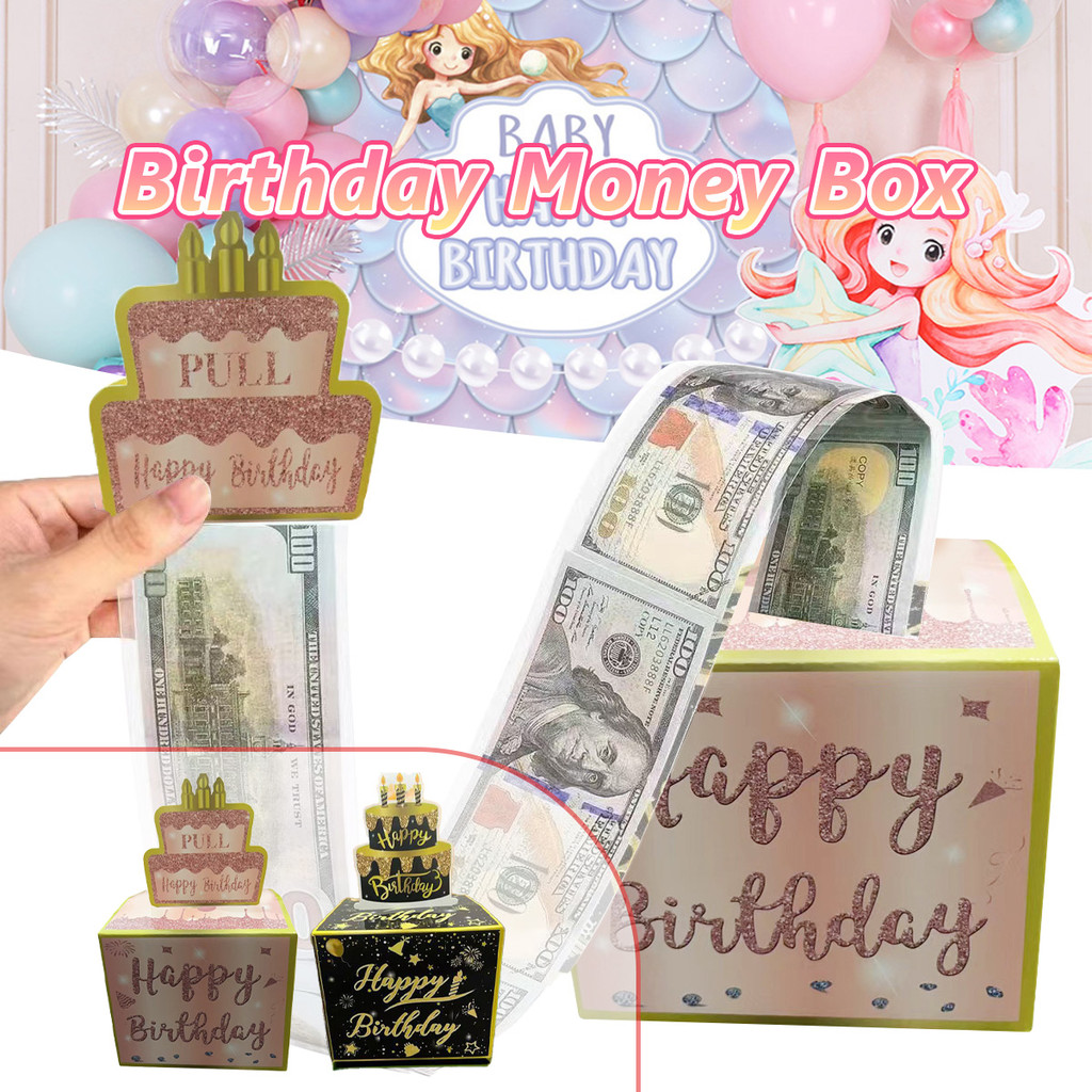 Ulang Tahun Kotak Uang NEW Surrise Box Ulang Tahun Box Kartu Selamat Ulang Tahun Kado