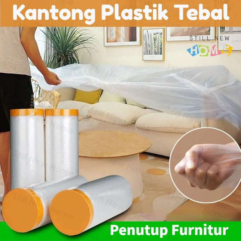 Kantong Plastik Tebal Bening Anti Sobek Bocor Air Karung Bening Plastik Laundry Besar