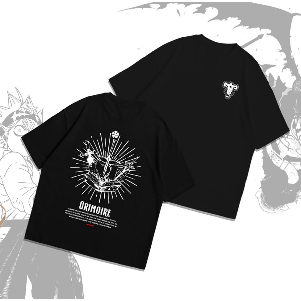 【COD】 [ANIME OVERSIZE] KAOS ASTA - OVERSIZE COTTON