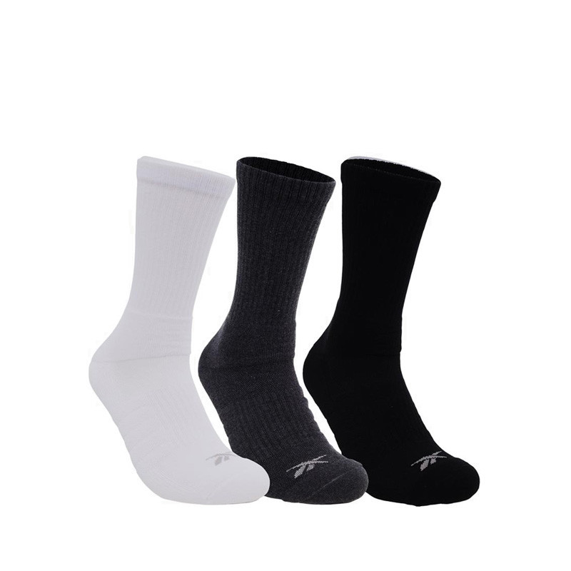 Reebok 3P Bertland Crew Men's Socks - Black/Melange