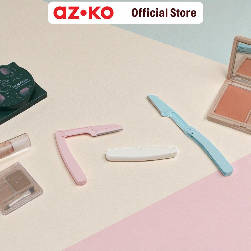 AZKO Ataru Set 3 Pcs Alat Cukur Alis - Mix Alat Cukur Alis Facial Hair Remover Alat Kecantikan Alat 