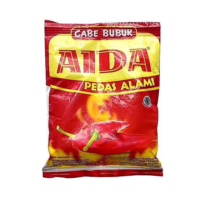 Cabe Bubuk AIDA 25gr – Pedas Alami