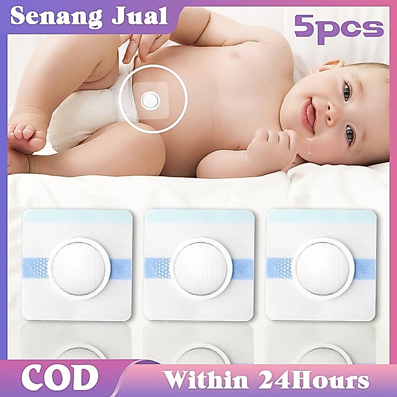5Pcs Penutup Pusar Bayi Bodong / Sabuk Terapi Pusar Bayi / Patch Anti Pusar Bodong