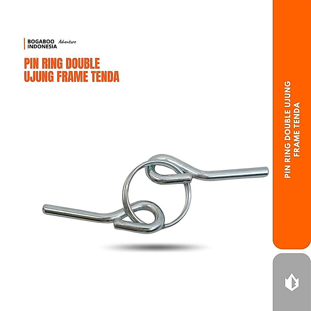 Anting Dudukan  Frame Tenda Camping isi 5 pcs - Besi Ujung  Frame Tenda - Pin Ring Frame Tenda Kuat 