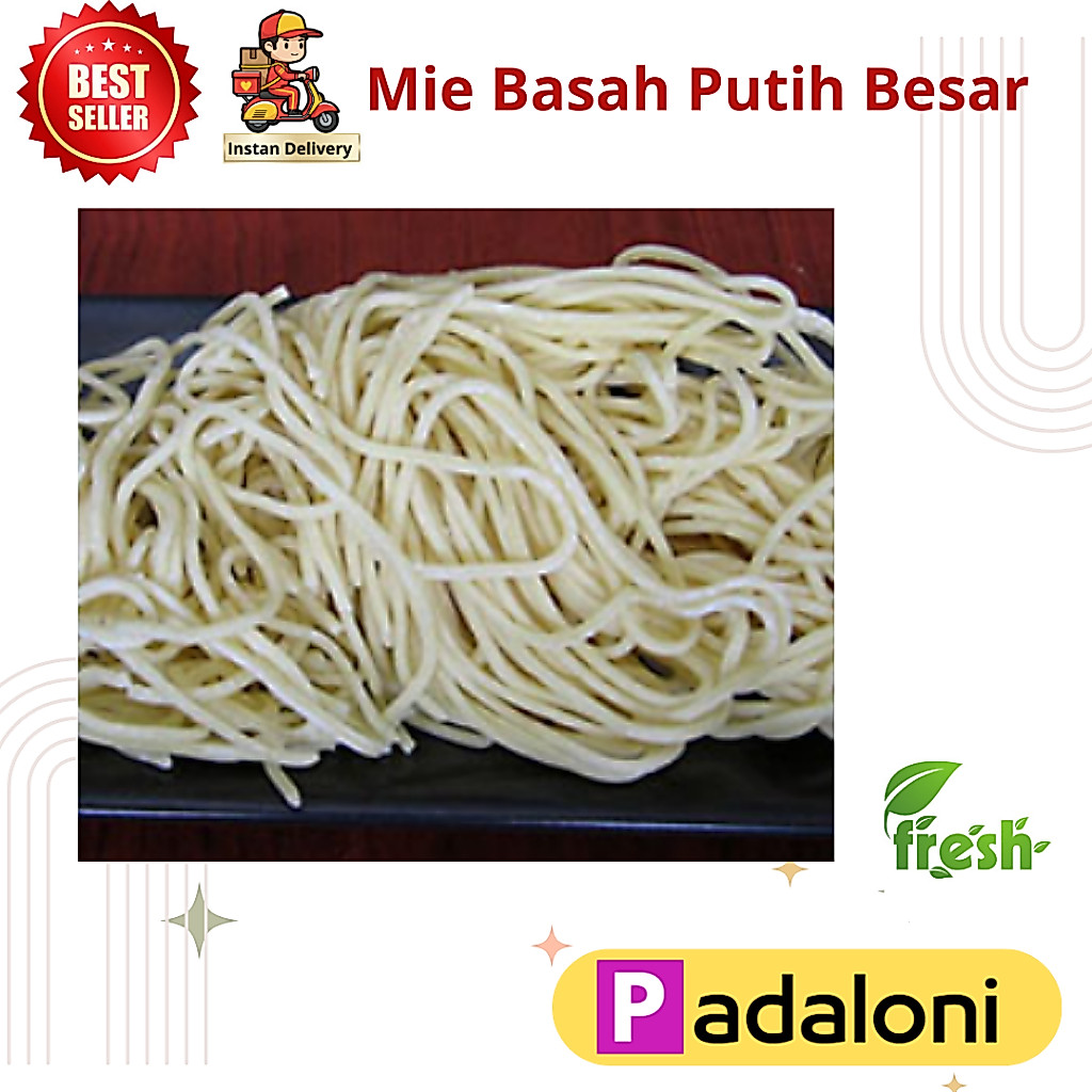 Mie Basah putih Besar
