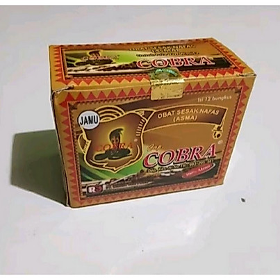 Jamu Sesak Nafas Cap Cobra Isi 12 Bungkus