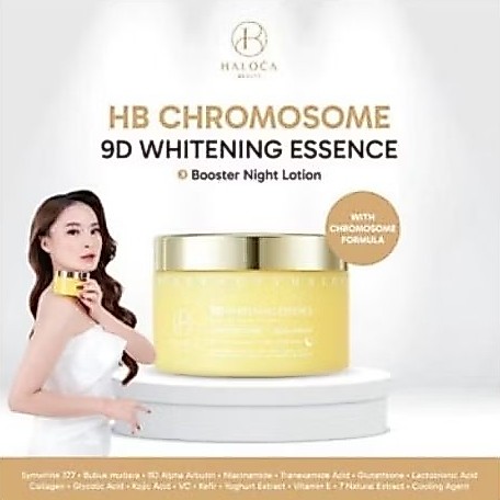 9D Whitening Essence Booster Night Lotion CHROMOSOME With Alpha Arbutin