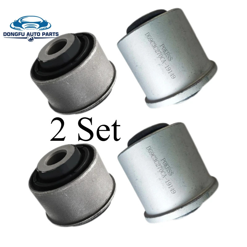 2 Set Aksesoris Mobil Bushing Lengan Suspensi Chassis untuk Ford Mondeo Edge Taurus Mustang DG9C3C27
