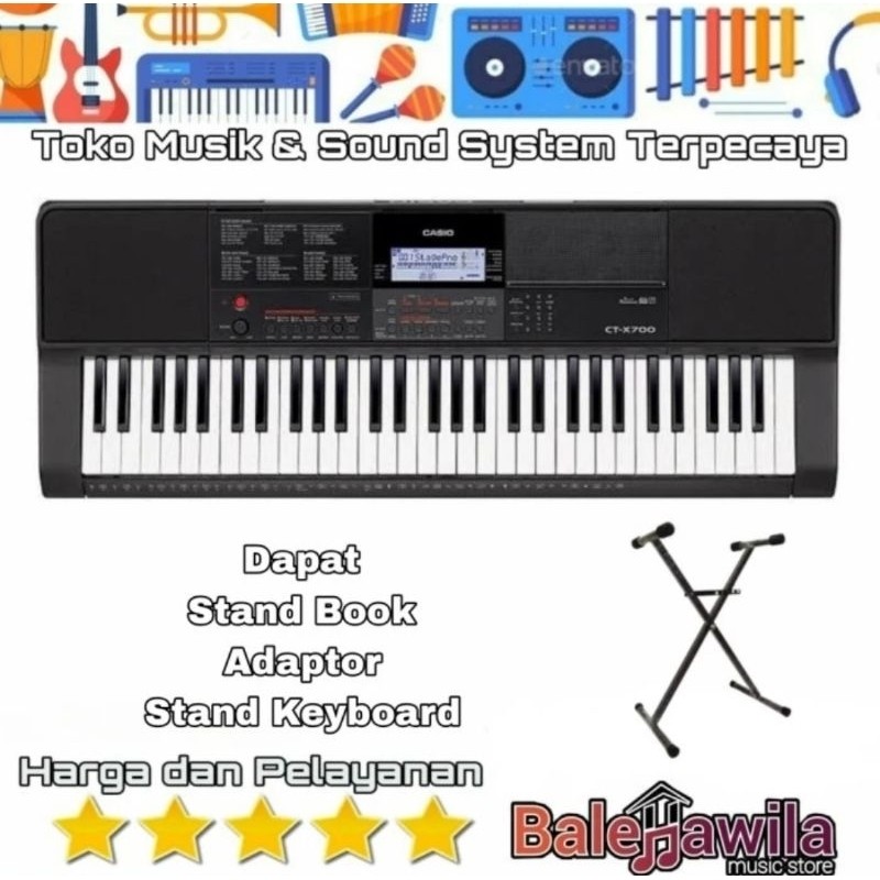 Digital Keyboard CASIO CTX700 CTX 700 Keyvoard