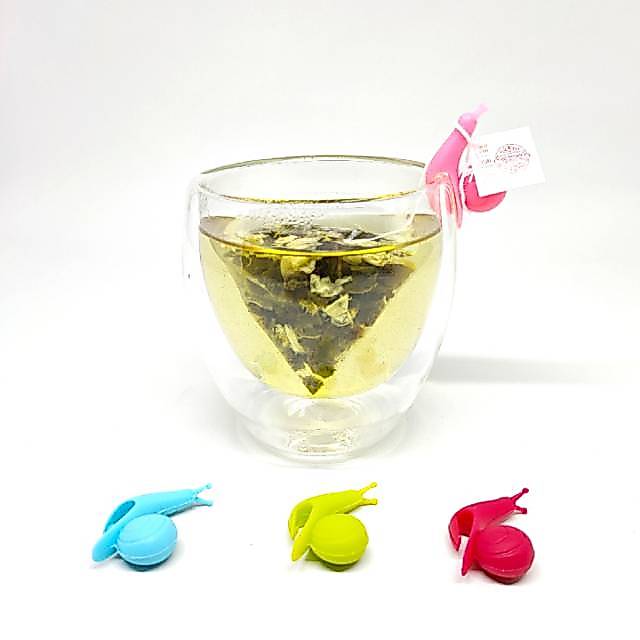 Silicone Tea Bag Holder for Cup Model Snail / Siput
