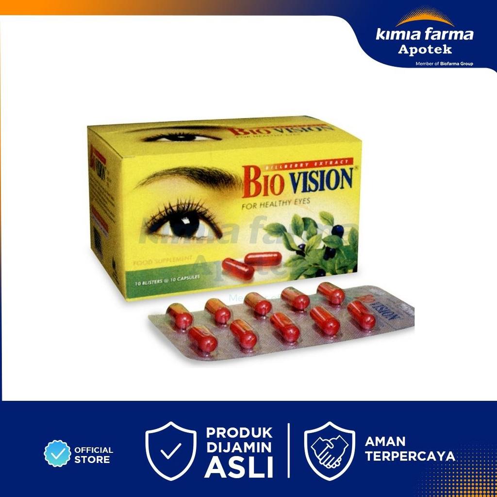 Biovision Blister 10 Kapsul / Suplemen Kesehatan Mata / Kimia Farma