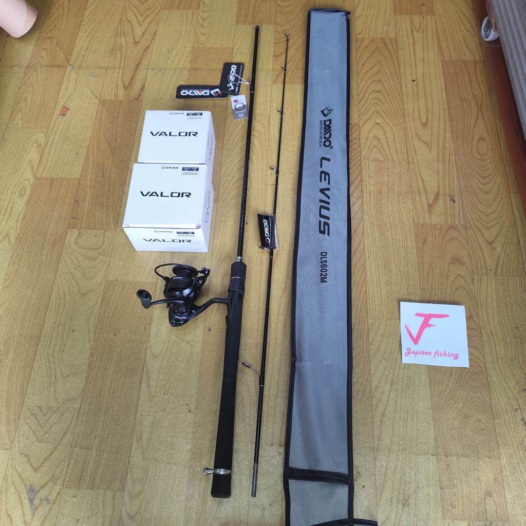 Joran pancing galatama galapung satu set daido levius reel iroly valor HG