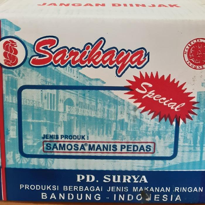 Samosa Manis Pedas Sarikaya isi 3kg  Snack Cemilan