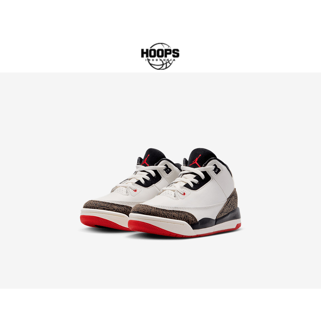 Sepatu Basket Anak Nike Air Jordan 3 Retro PreSchool "World's Best" DM0966-103 Hoops Indonesia