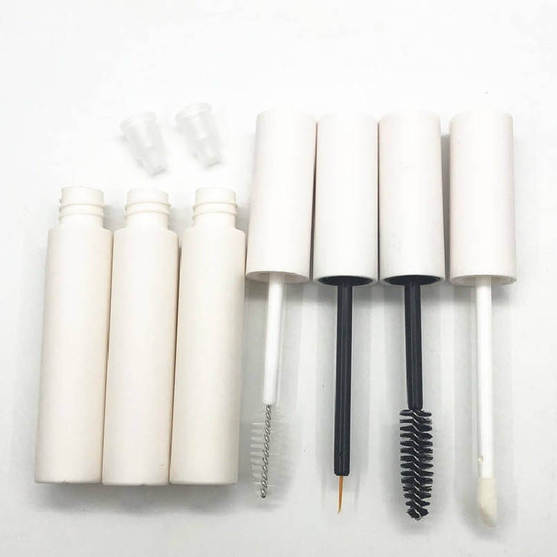 Botol kosong 10ml untuk lip gloss eyeliner mascara tube WHITE - Kontainer mascara bulu mata