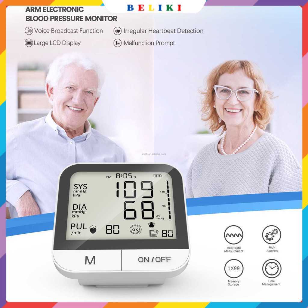 TaffOmicron Tensimeter Digital Pengukur Tekanan Darah English Voice - BMP-A7VL