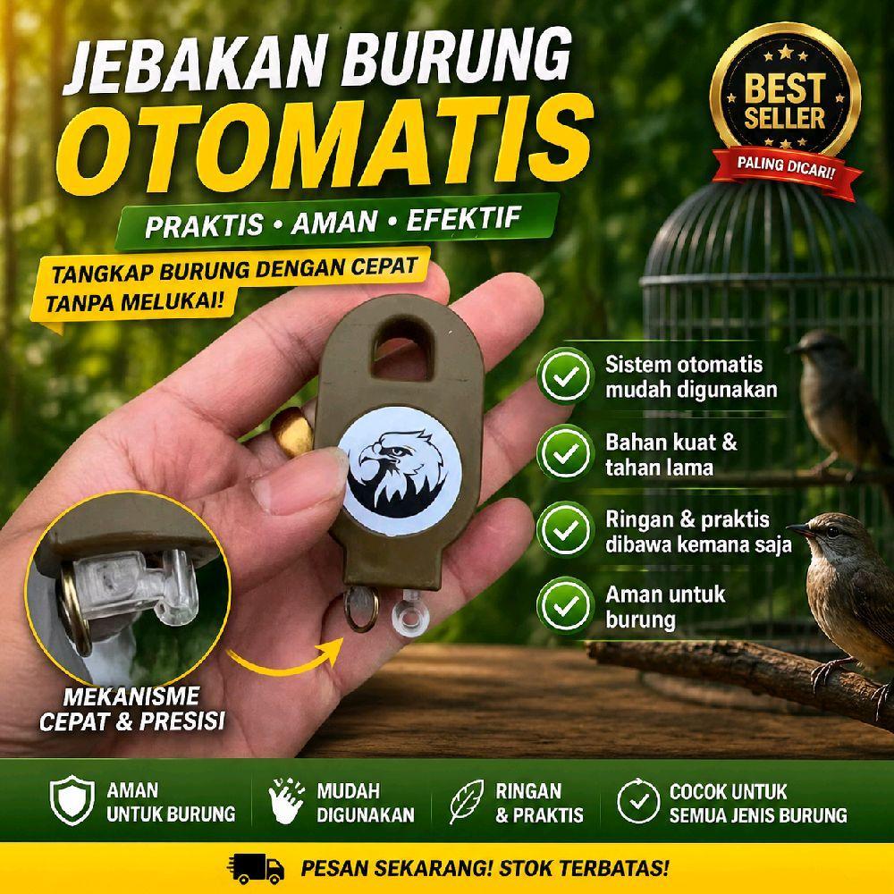 jebakan burung otomatis, perangkap burung, jebakan perkutut, jebakan derkuku, jebakan puyuh, jebakan
