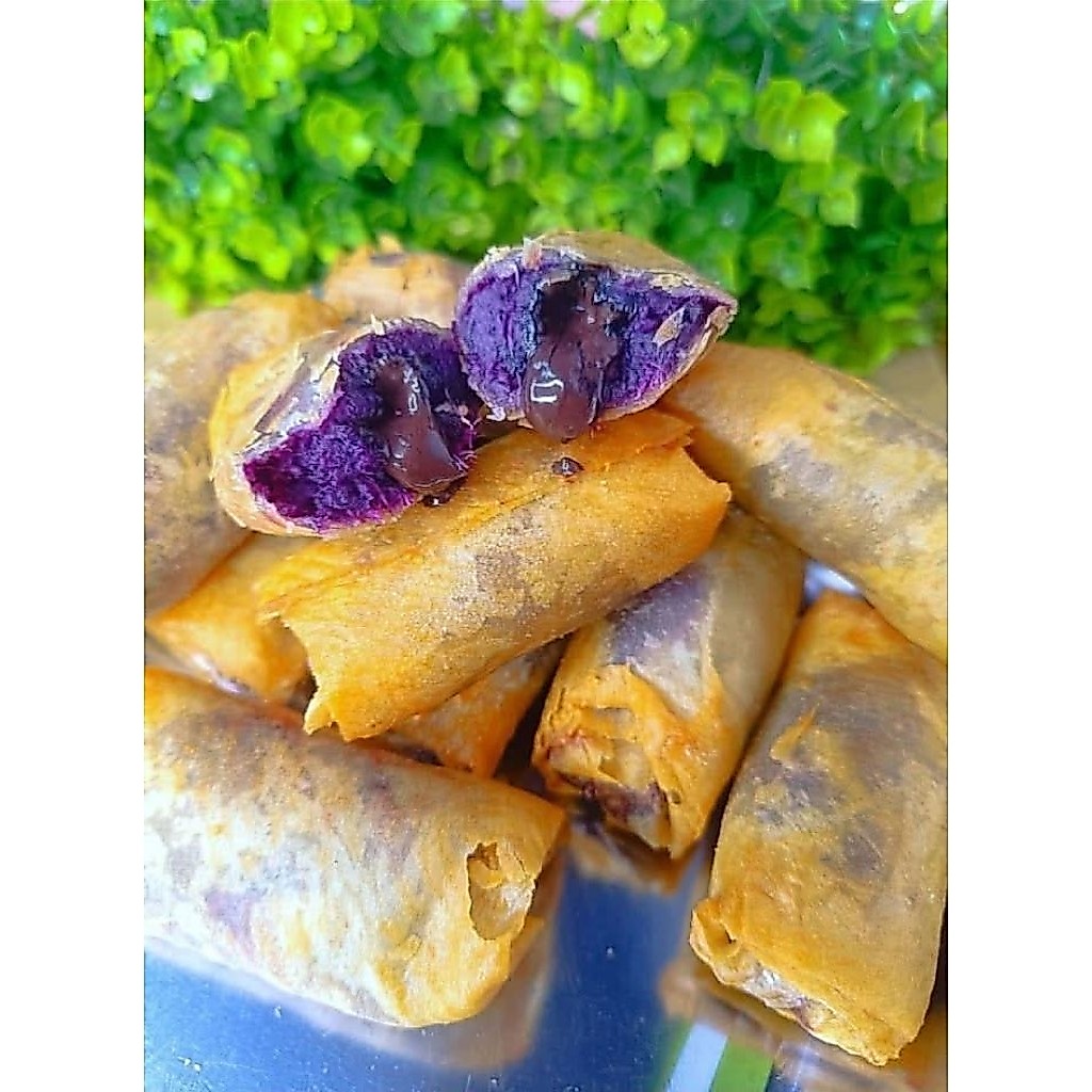 Frozen lompia ubi ungu