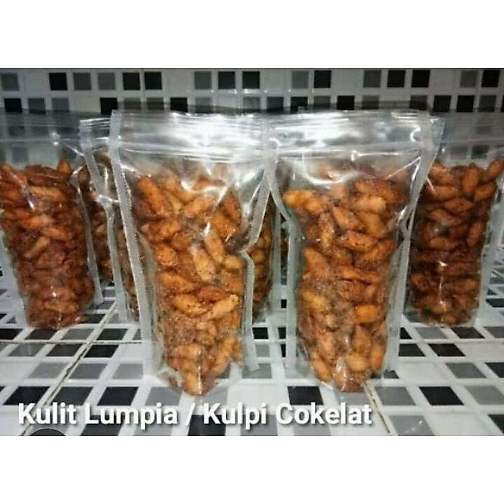 kripik lumpia coklat lumer reyah 70 gram