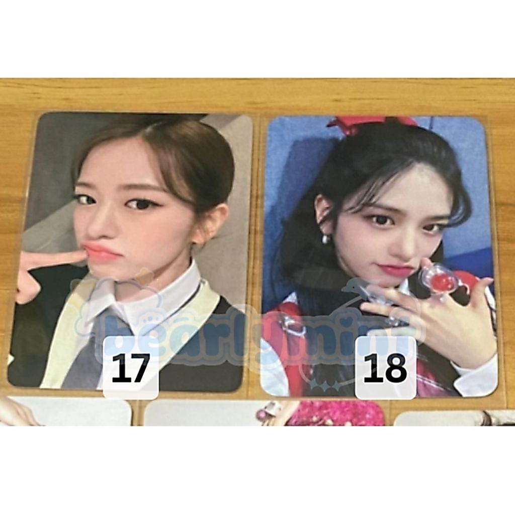 [Ready] Photocard Official Yujin ive era eleven love dive, Karina aespa tonjok ktown4u vce