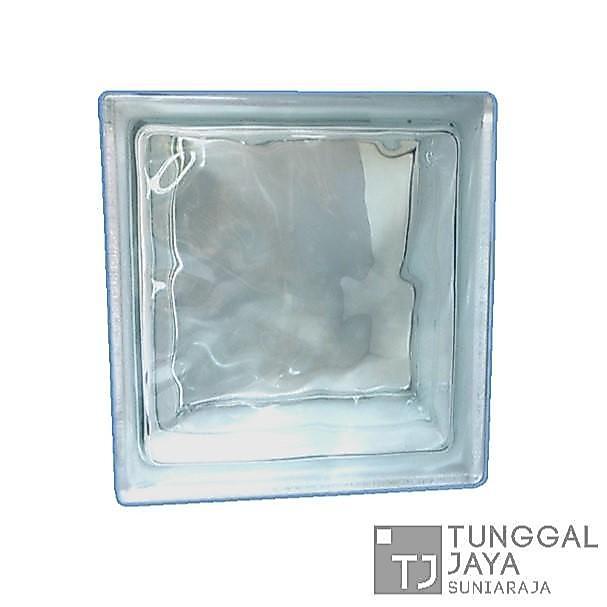 Glass Block MULIA WAVE / Kaca Glass Blok MULIA WAVE 19x19x9.5CM