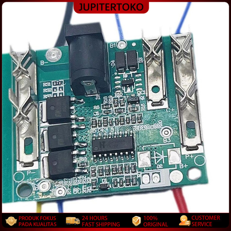 Modul BMS 5s 21V Bor cordless drill Proteksi Baterai Lithium 18650