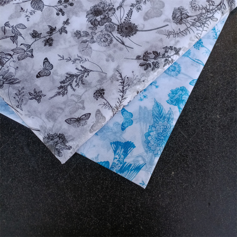 

50*35cm Forest Flowers and Birds Printed Wrapping Paper Y Craft Flowers Gift Wrapping Paper Wedng Party Decor Supplies