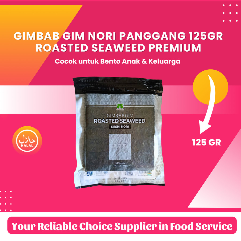 

Sea Friend Roasted Seaweed / Sushi Nori / Gimbap Gim 125g/ Gimbap Gim 115g