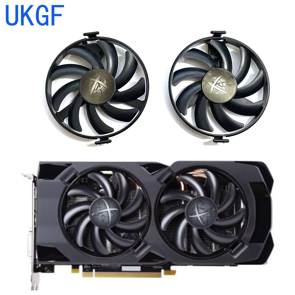 FDC10U12S9-C RX480 RX470 RX470D Cooler Fan Replace For XFX Radeon RX 480 470 470D RS Black Wolf Grap