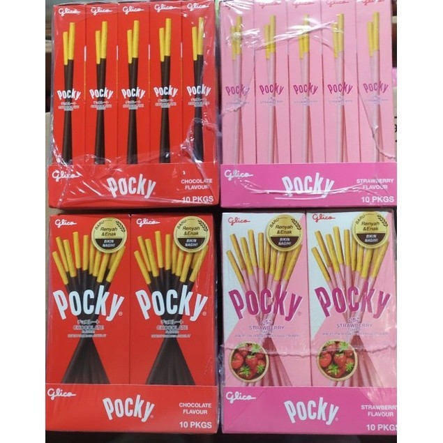 

POCKY 22 Gram ( 1 Box Isi 10 Pack Kecil )