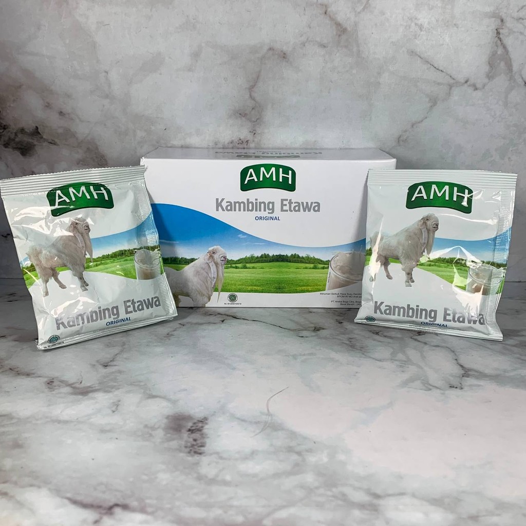 

SUSU KAMBING ETAWA AMH KEMASAN BOX ORIGINAL (ISI 10PCS)