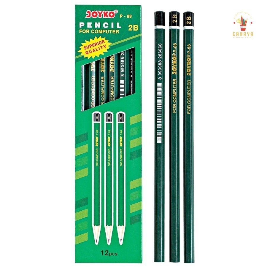 

Cahaya Stationary Pensil 2B P-88 Joyko 1 BOX 12 PCS