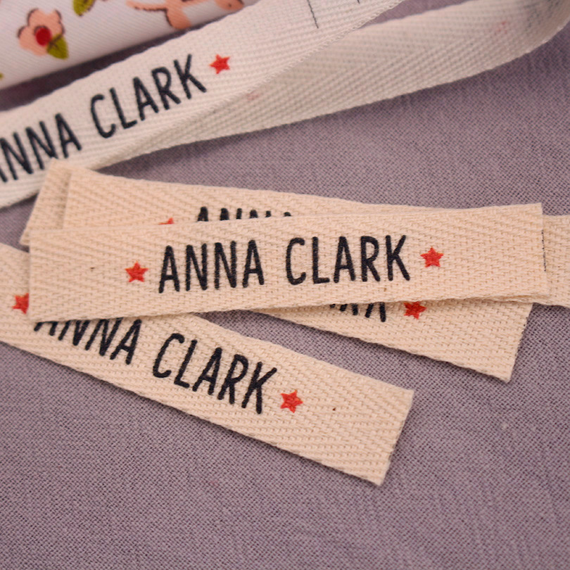 

Custom Twill Labels,Tags for Clothes, Personalized Items,Name Tags,Handmade, Sewing Accessories, Xw5515