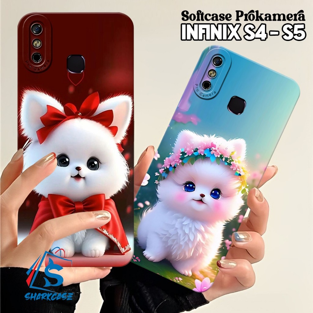 Case Infinix S5 / S5 LITE / Smart 4 / 5 / 6 / 7 / 8 / 9 Motif Anabul Cute Colorfull - Casing Infinix