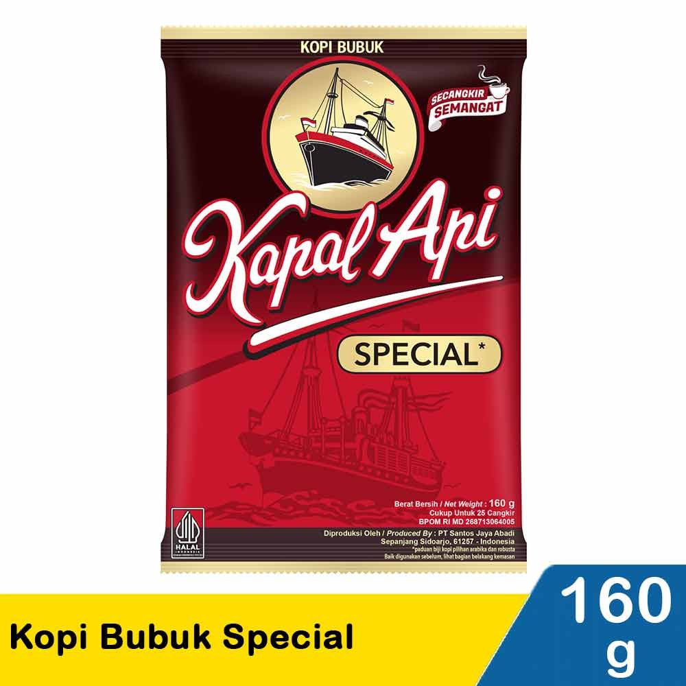 Kopi kapal api special 160 gram kopi kapal api bubuk