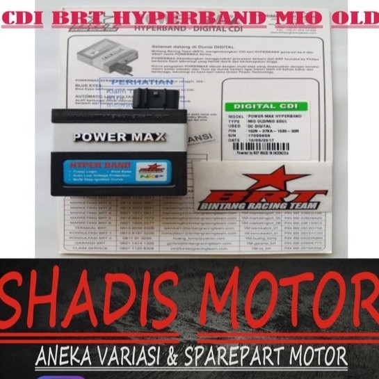 CDI Motor Merk BRT Tipe Hyper Band Motor Mio Old / Mio Soul