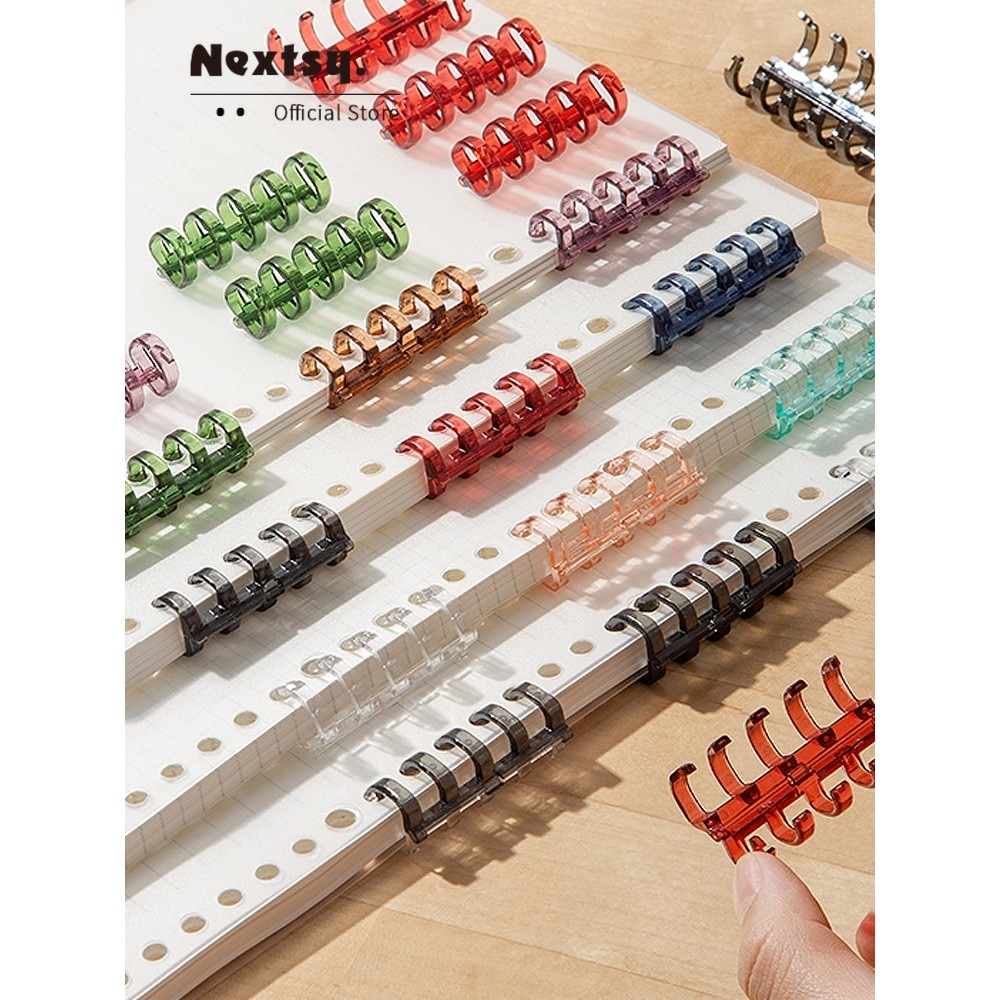 

Nextsy Binder Diy Spiral Binder Strip Binder Klip Pengikat Buku Catatan