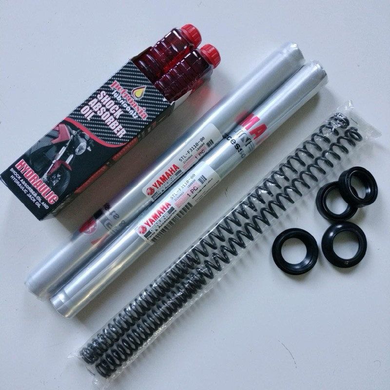 RAIN.SHOP Paket As Shock Depan 5TL untuk Yamaha Mio Sporty Mio Smile Mio Lama Nouvo Karbu Fino Karbu