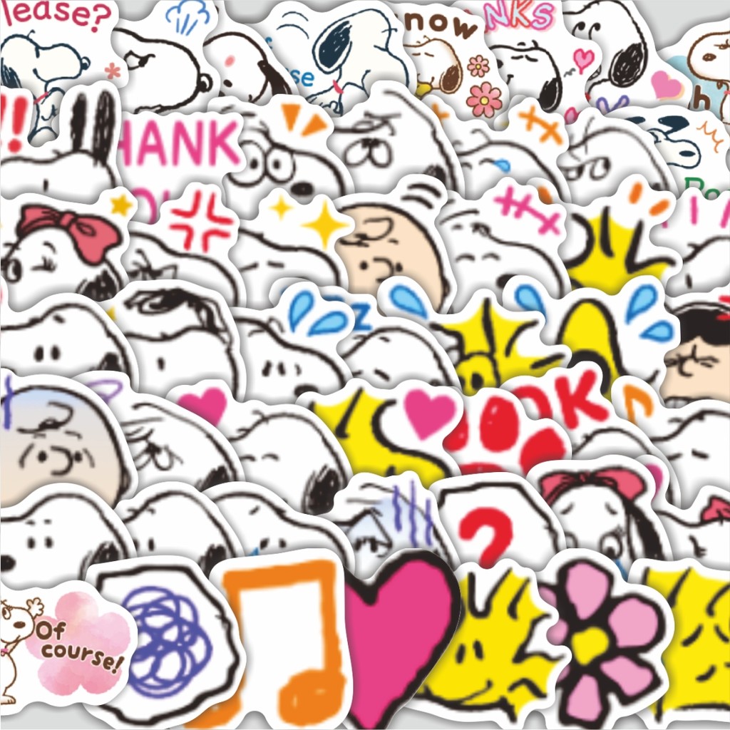 

Stiker Cutting Pack Stiker kartun Snoopy V43 Isi 100Pcs Series Aesthetic Lucu Keren Untuk Koper Bahan Vynil