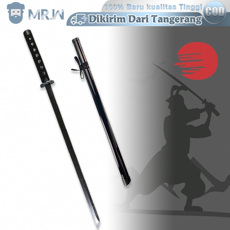 Katana Samurai Latihan Wooden Sword 1 Meter Pedang Dari Kayu Pedang Katana Kayu Alat Latihan Pedang 