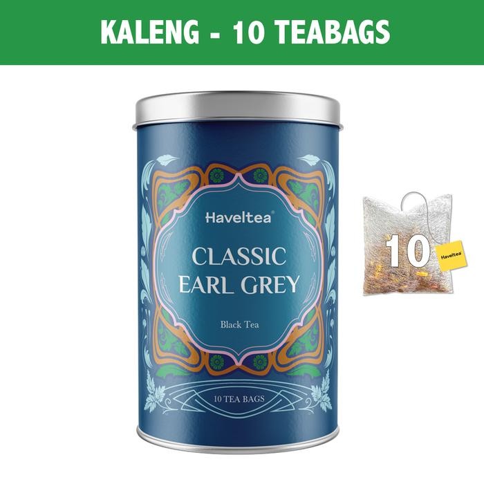 

CLASSIC EARL GREY | Big Tin | Haveltea | Teh Hitam Bergamot Indonesia - Kaleng 10 TB Terlaris