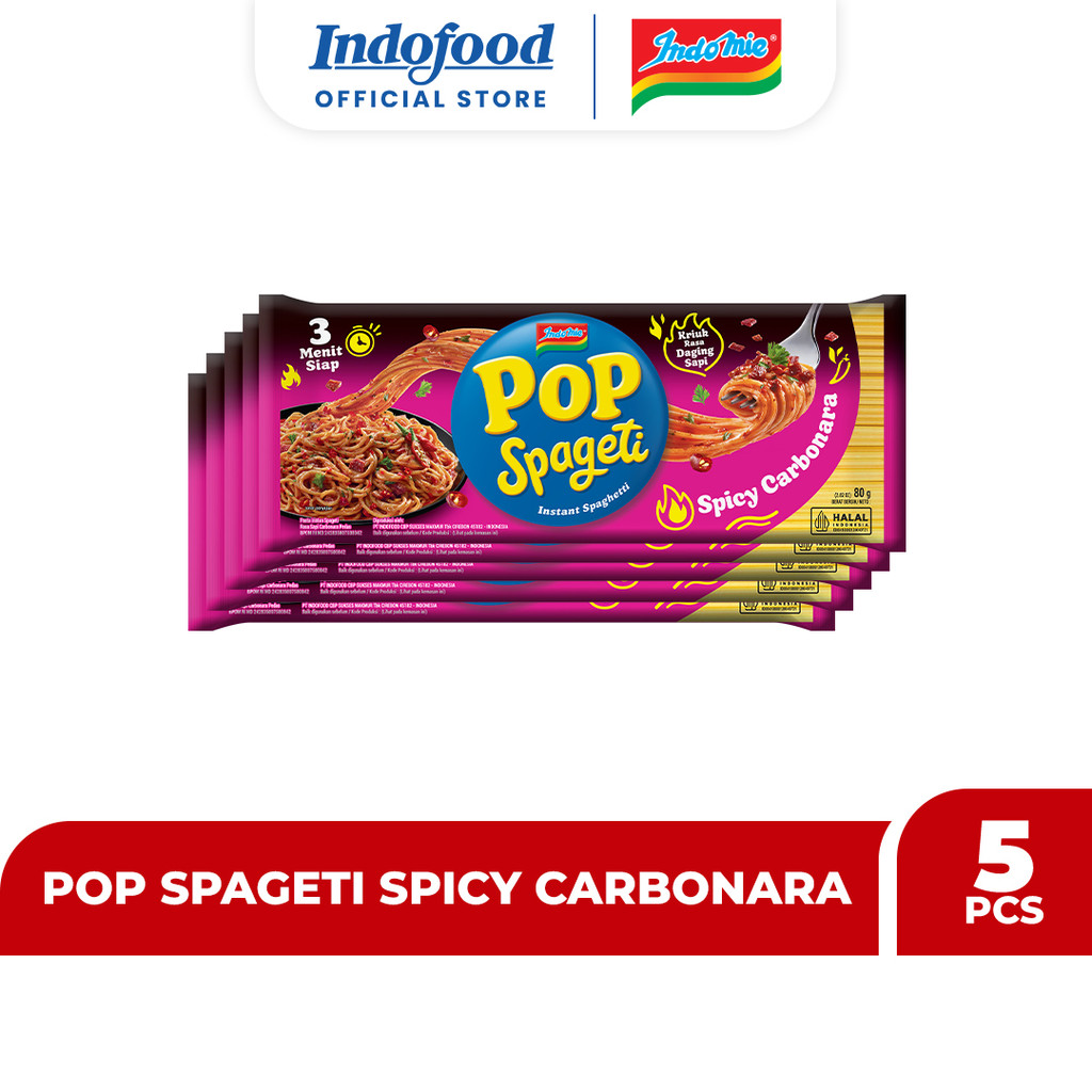 

5 PCS - Pop Spageti Spicy Carbonara 84 Gr
