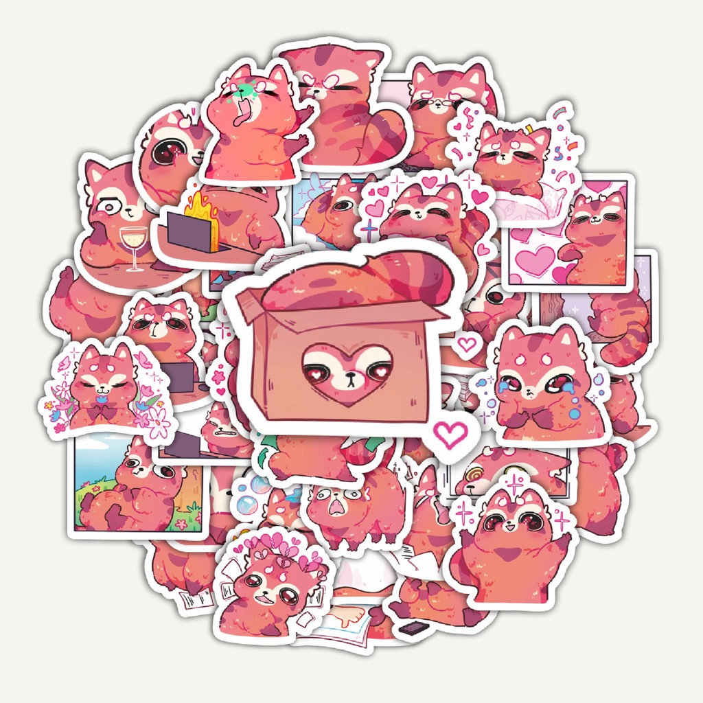 

Sticker Pack Stiker Kartun Cuty Worky | Sticker TUMBLR | Stiker LAPTOP KOPER HELM