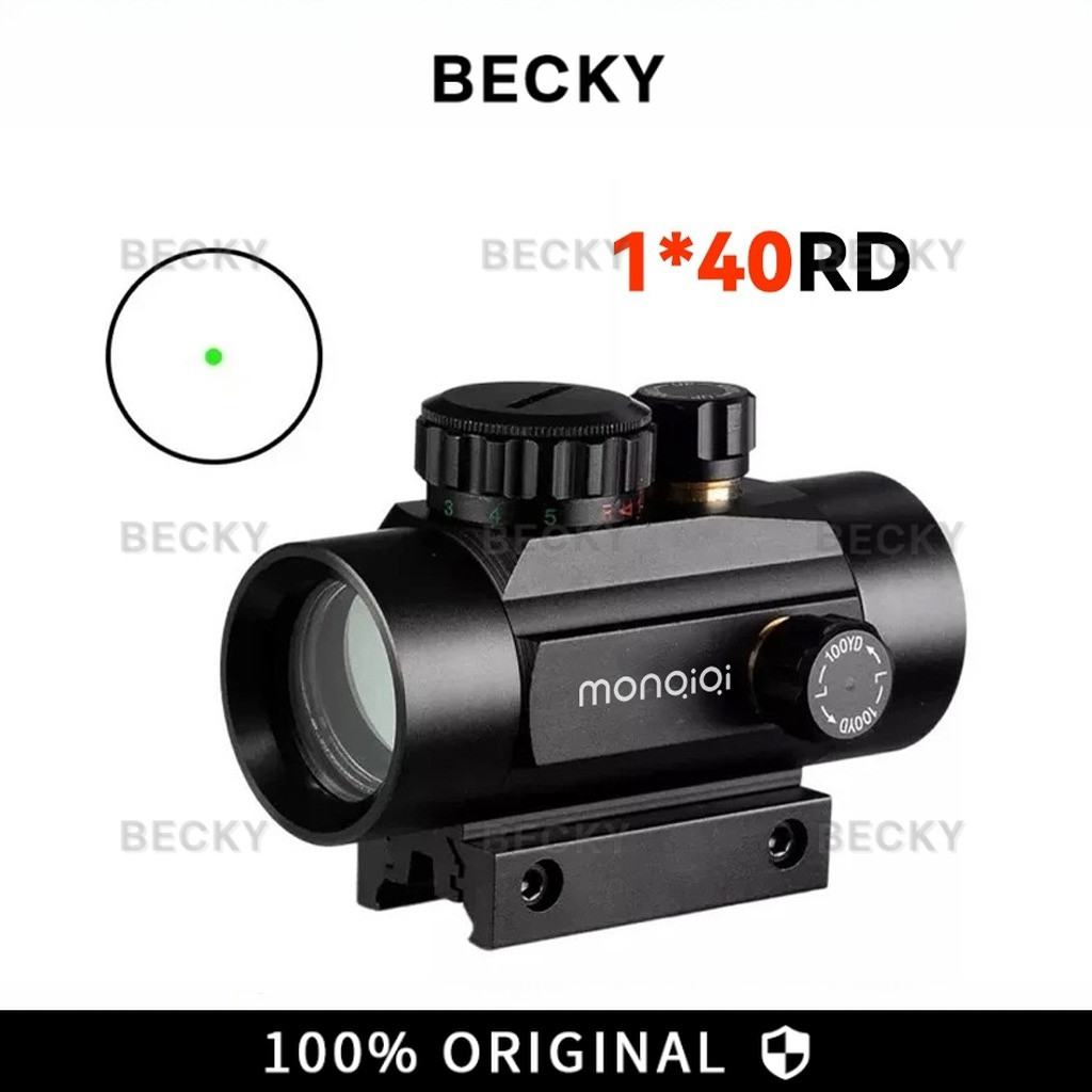 COD BECKY Laser Red Dot Green dot hologram metal RD Red dot 1X40/ Red dot 1X40 / REDOT 1X40 RD / LAS