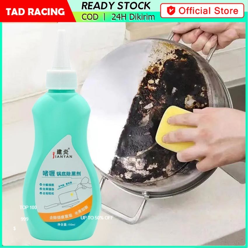 Pembersih Kerak Panci Hitam - Pembersih Kerak Panci Wajan Gosong Hitam Penghilang Kerak Membandel No