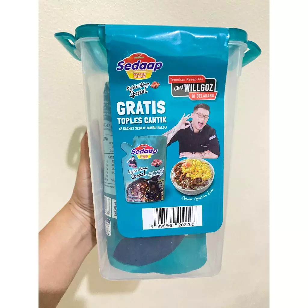 

Kecap Sedap 725gr Free Toples Kecap Sedaap Kecap Manis Special Gratis Toples Cantik
