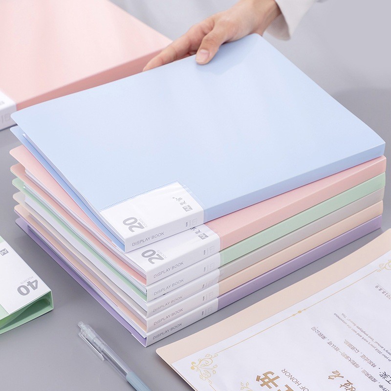 

COD Display Book / Map File Dokumen A4 20/30/40 Halaman Warna Pastel