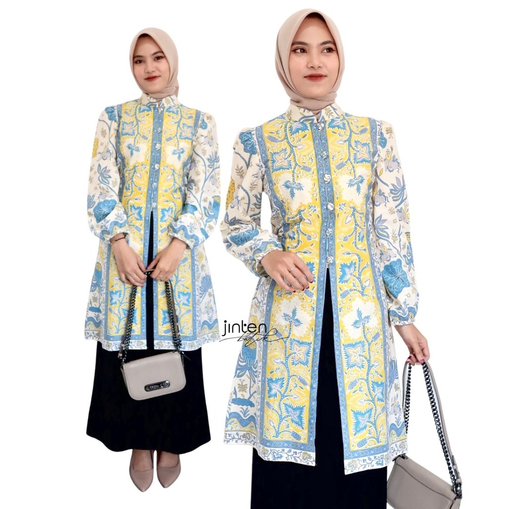 Unik Citra Tunik Batik Katun Premium Formal Wanita